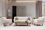 Atelier Del Sofa Enna - Sillón orejero Beige